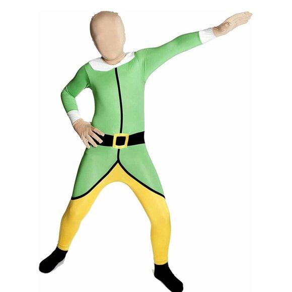 Morphsuits Kids Christmas Elf Costume, Small 3'4"-3'10" NWT - Picture 2 of 5